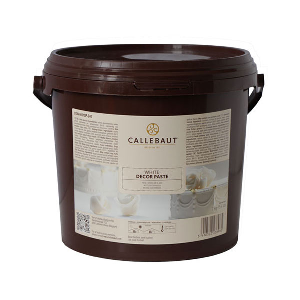Fondant alb Callebaut, 500g, reambalat