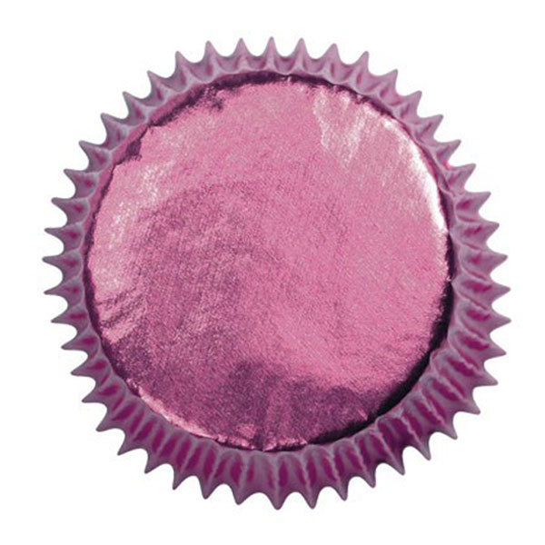Hartie roz captusita cu folie pentru copt briose